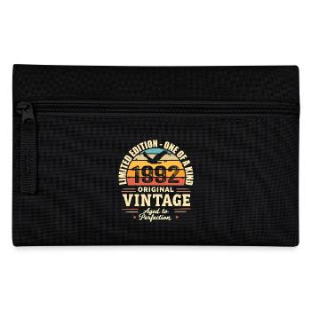 1992 Geburtstagsgeschenk Jahrgang 1992 Retro 1992 - Federtasche - Schwarz - Vorne