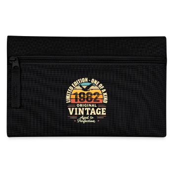 1982 Birthday Gift Vintage 1982 Retro 1982 - Pencil Case - black - Front