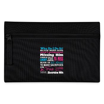 Sacrifices For True Love Electrician Wife - Pencil Case - black - Front