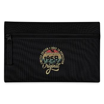 67th birthday September 1958 - 67 years old - Pencil Case - black - Front