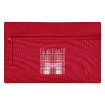 Letter H, Name, der Buchstabe H - Federtasche - Rot - Vorne