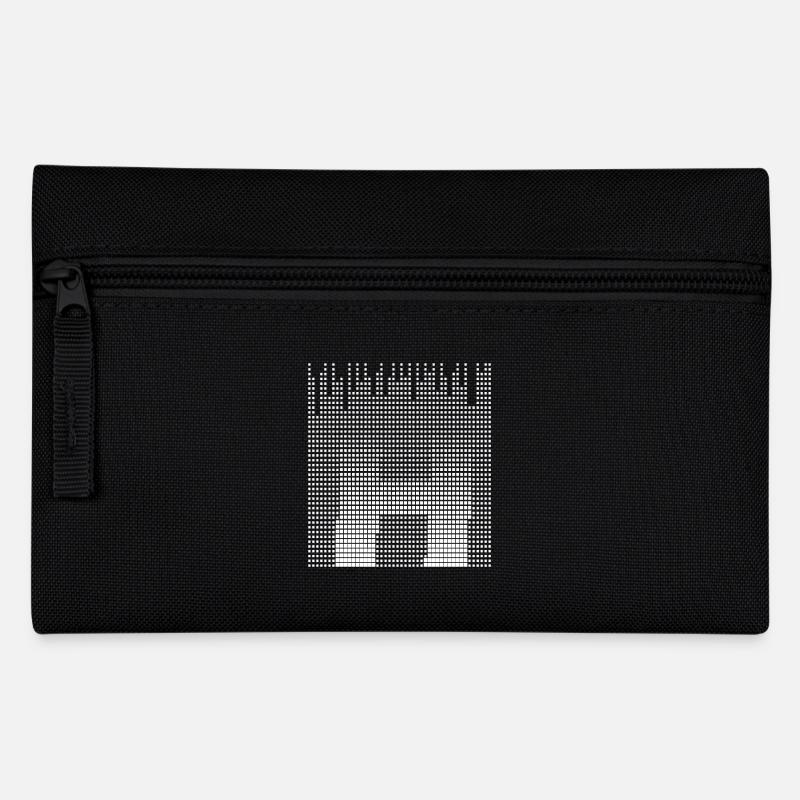Letter H, Name, der Buchstabe H - Federtasche - Schwarz