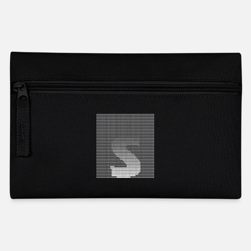 Letter S, Name, der Buchstabe S - Federtasche - Schwarz