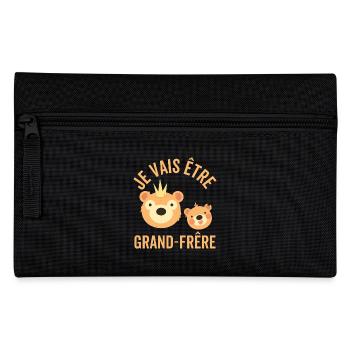 Je Vais Être Un Grand Frère ours - Trousse - noir - Devant