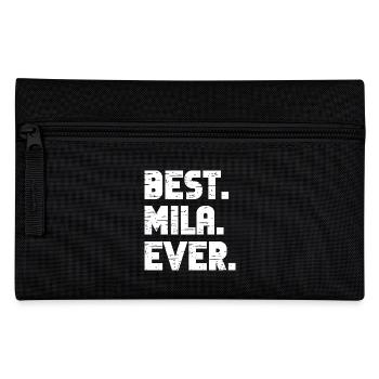 Best Mila Ever Retro Geschenk Spruch Geburtstag - Federtasche - Schwarz - Vorne
