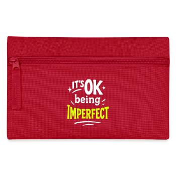 OK, sein unvollkommenes Design - Federtasche - Rot - Vorne