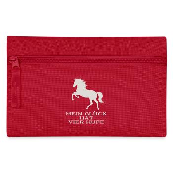My happiness has four hooves - Pencil Case - red - Front