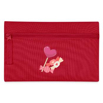 Bonbonherzen - Federtasche - Rot - Vorne