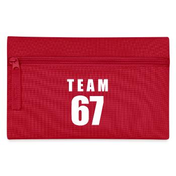 Team 67 - Federtasche - Rot - Vorne