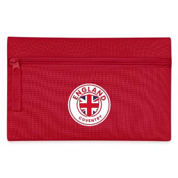 Coventry Crest inspiriertes Rundell - Federtasche - Rot - Vorne