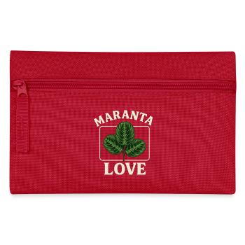 Maranta Love - Federtasche - Rot - Vorne