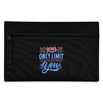 Your only limit is you – Motivational Design - Pencil Case - black - Front
