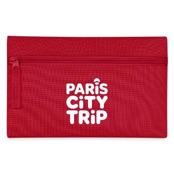 Paris City Trip Frankreich Reise - Federtasche - Rot - Vorne