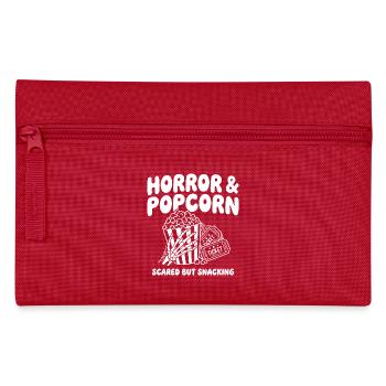 Horror & Popcorn Vibes - Pencil Case - red - Front