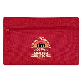 Anniversary vintage April 1971 - Pencil Case - red - Front