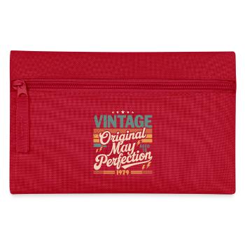 Vintage Mai 1979 – Perfektion seit 47 Jahren - Federtasche - Rot - Vorne