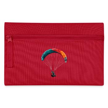 Geometrischer Paragleiter Panodesign - Federtasche - Rot - Vorne