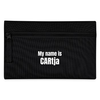 My name is CARtja nicht Katja - Federtasche - Schwarz - Vorne