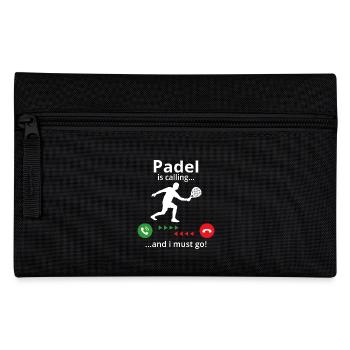 Padel ruft und ich muss gehen - Federtasche - Schwarz - Vorne