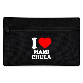 I love mami chula - Pencil Case - black - Front