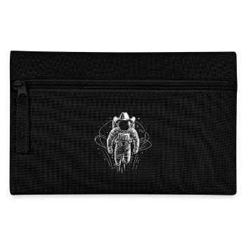Cowboy Astronaut mit Cowboyhut - Federtasche - Schwarz - Vorne