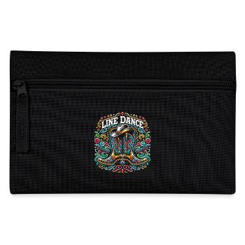 Line Dance Linedance meine Passion mein Glück - Federtasche - Schwarz - Vorne