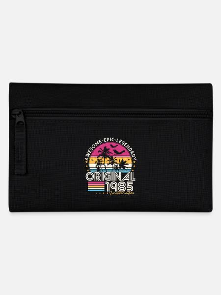1985 Jahrgang Geburtstag Vintage Retro Geschenk - Federtasche - Schwarz
