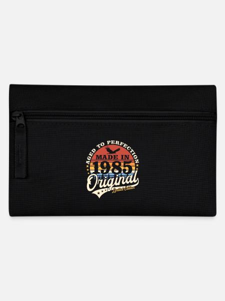 1985 Jahrgang Vintage Geburtstag Retro Geschenk - Federtasche - Schwarz