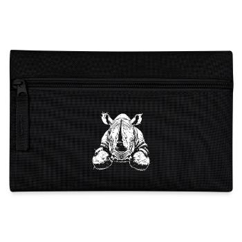 Nashorn Boxer Kampfsport MMA - Federtasche - Schwarz - Vorne