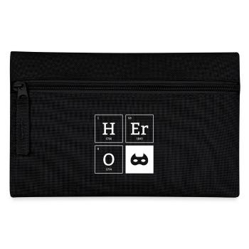 HERO Mask Superhero Elements Gift - Pencil Case - black - Front