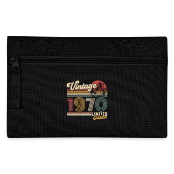 Vintage, années 1970, Vintage Rétro, Cadeau d’anniversaire - Trousse - noir - Devant