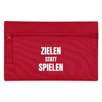 Aiming instead of playing - Pencil Case - red - Front
