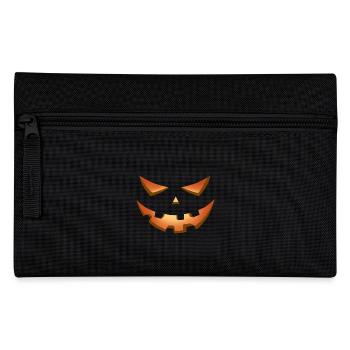 Pumpkin Face for Halloween - Pencil Case - black - Front