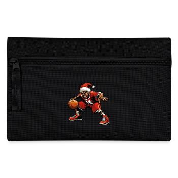 Basketballer Christmas - Federtasche - Schwarz - Vorne