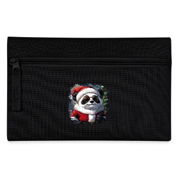 Panda Père Noël - Trousse - noir - Devant