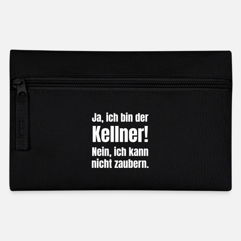 Kellner kann nicht zaubern. - Federtasche - Schwarz