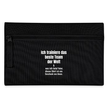 Trainer and coach of the best team - Pencil Case - black - Front