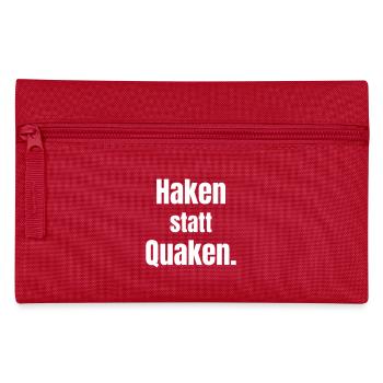 Hooks instead of croaking. - Pencil Case - red - Front