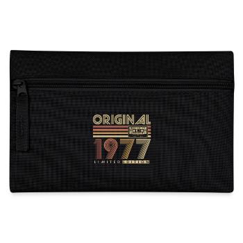 1977 Vintage Vintage Rétro Cadeau d’anniversaire - Trousse - noir - Devant