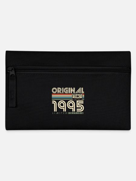 Original 1995 Jahrgang Vintage Geburtstag Retro - Federtasche - Schwarz