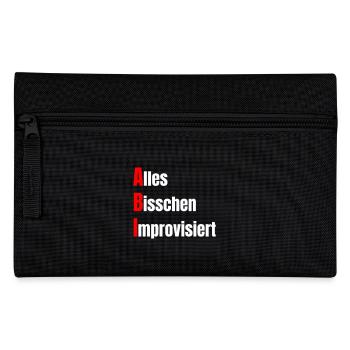 Abitur exams passed, the students celebrate! - Pencil Case - black - Front
