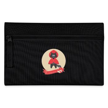 wolf red riding hood - Pencil Case - black - Front