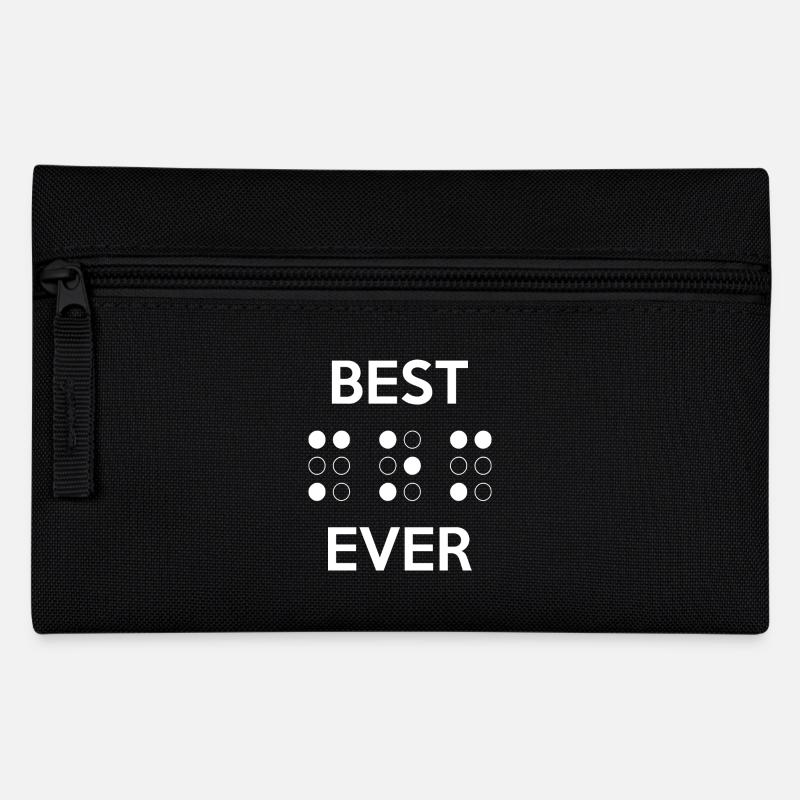 Braille Originelles Geschenk: Bestellen Sie hier - Federtasche - Schwarz