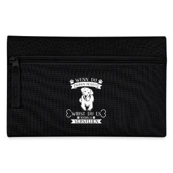 Golden retriever - Federtasche - Schwarz - Vorne