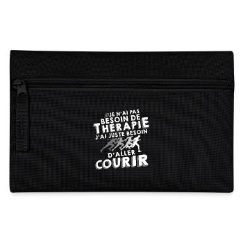 Thérapie - aller courir - Trousse - noir - Devant