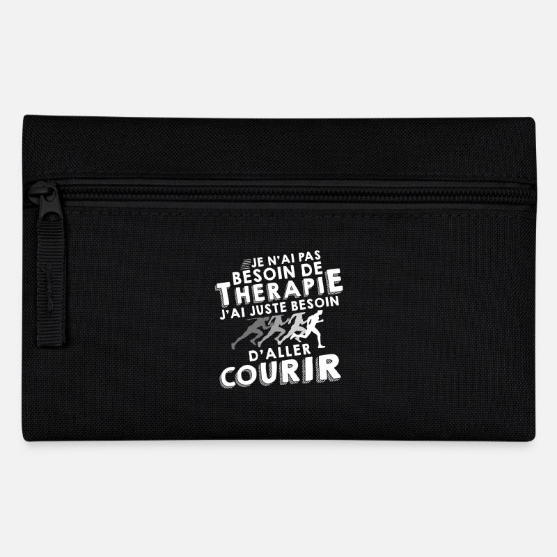 Thérapie - aller courir - Trousse - noir