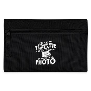 Thérapie photo - Trousse - noir - Devant