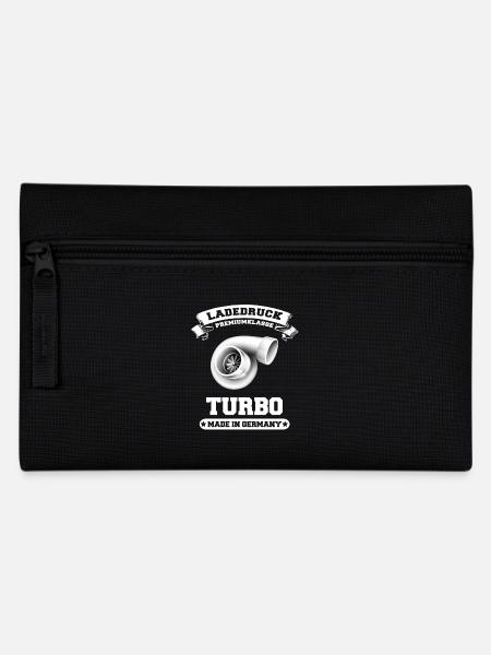 Ladedruck Turbo Made in Germany - Federtasche - Schwarz