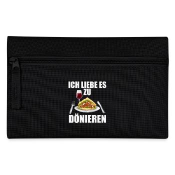 Dönieren - Federtasche - Schwarz - Vorne