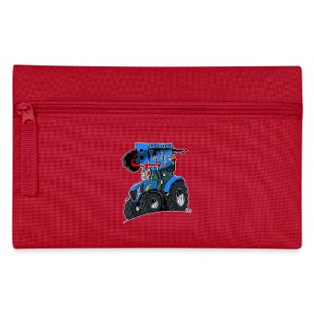 Schöne blaue Grenze - Federtasche - Rot - Vorne